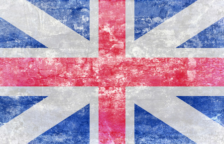 Grunge UK flagの写真素材