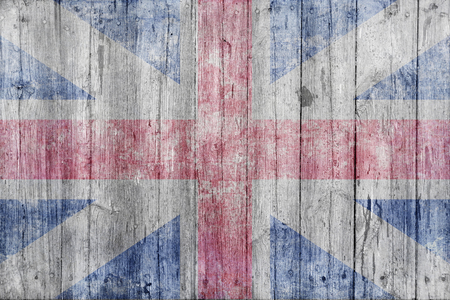 Grunge UK flagの写真素材