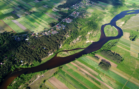 Aerial landscapeの写真素材