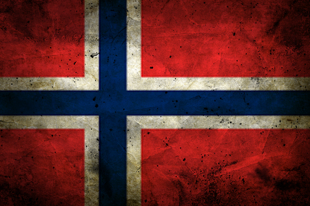 Norway flagの写真素材