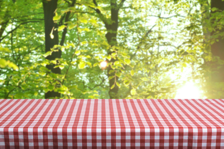 Empty table backgroundの写真素材