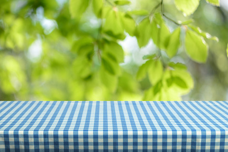 Empty table background