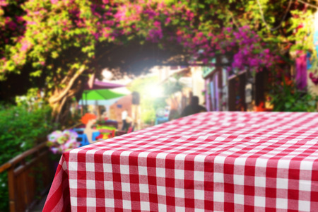 Empty table backgroundの写真素材