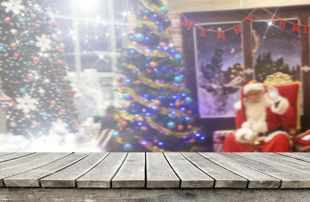 Christmas background tableの写真素材