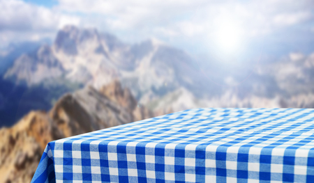 Empty table backgroundの写真素材