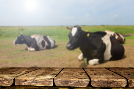 Wooden table backgroundの写真素材