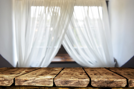 Empty table backgroundの写真素材