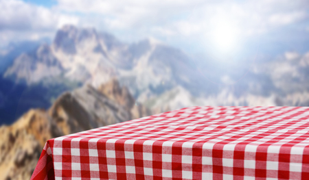 Empty table backgroundの写真素材