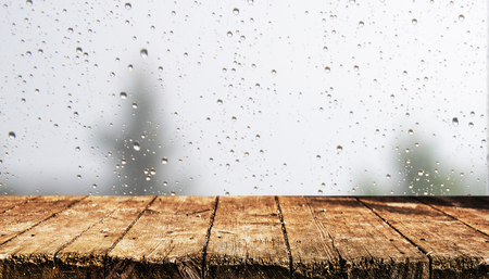 Empty table backgroundの写真素材