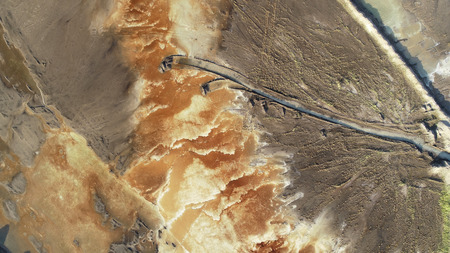 Aerial landscape from the drone