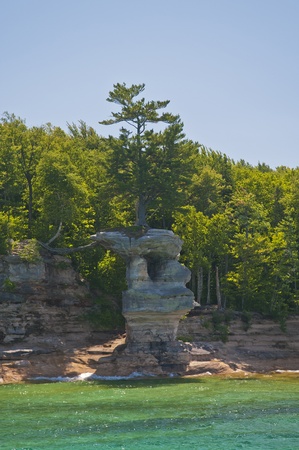 Pictured Rock National Lake Shore Michigan Stateの写真素材