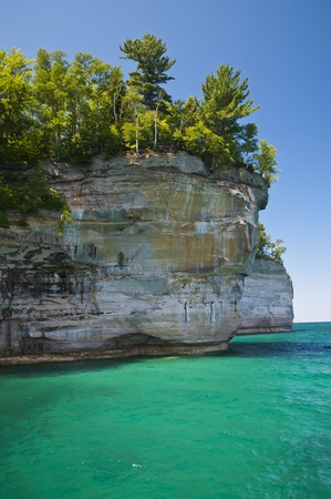 Pictured Rock National Lake Shore Michigan Stateの写真素材
