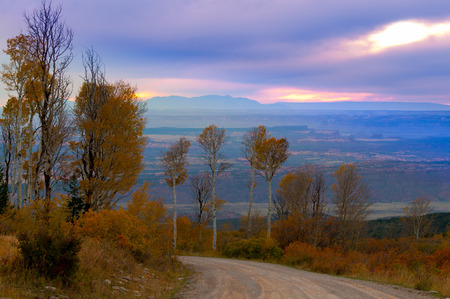 La Sal Mountains Moab Utah Fall Colorsの写真素材