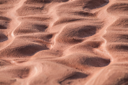 Bottom of a dry lake Powell Sand Texture Patternの写真素材
