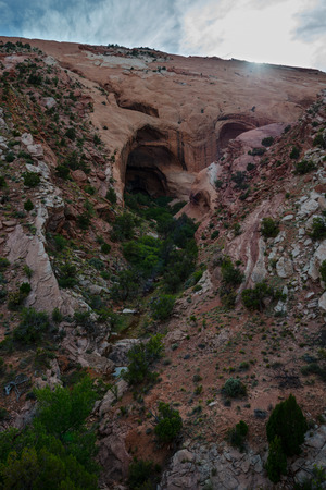 Capitol Reef Brimhall Natural Bridge National Parkの写真素材