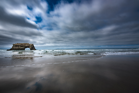 Natural Bridges State Beach Santa Cruz California USAの写真素材