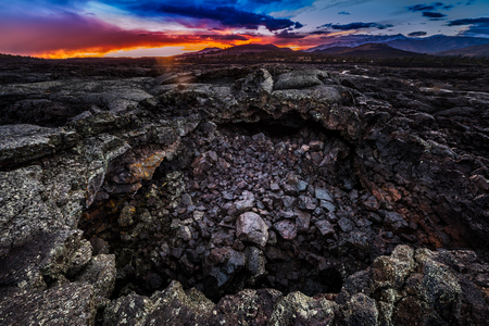 Crater Of The Moon National Preserve Idaho の写真素材