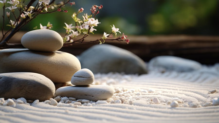 a group of rocks on a tableの素材