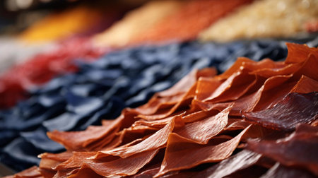 a pile of red leavesの素材