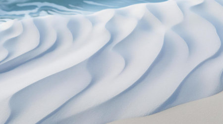 a close-up of some iceの素材