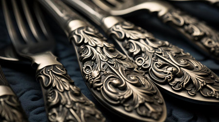 a close-up of a metal objectの素材