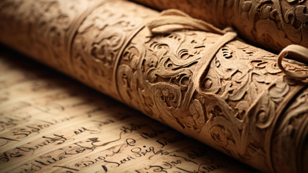 a close-up of a bookの素材