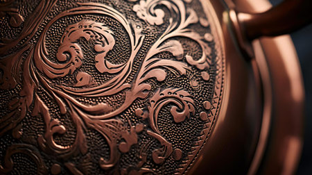 a close up of a metal objectの素材