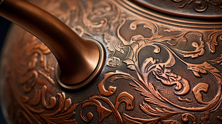 a close-up of a carvingの素材