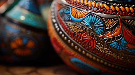 a close-up of a colorful braceletの素材