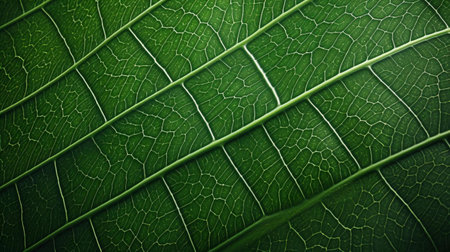 a close-up of some leavesの素材