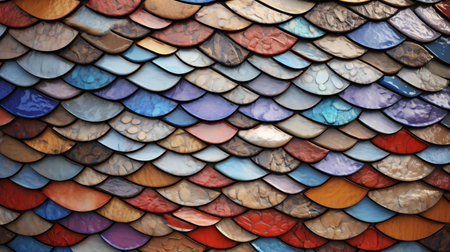 a pile of colorful pillsの素材