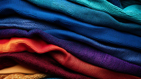 a close up of some fabricの素材