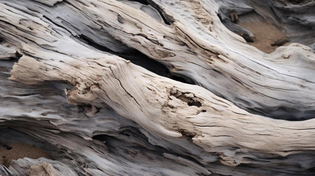 a close-up of a tree trunkの素材