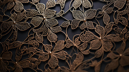 texture of intricate laceの素材