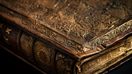 a close up of a bookの素材