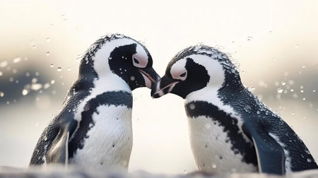 a couple of penguinsの素材