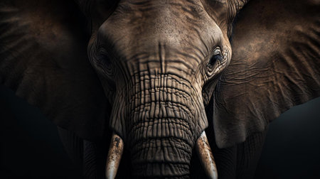 a group of elephantsの素材