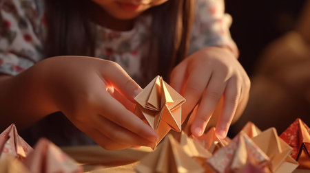 a person holding a small boxの素材