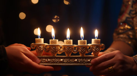 a group of candlesの素材