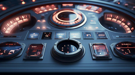 Close up photography of a high speed particle acceleratorsの素材