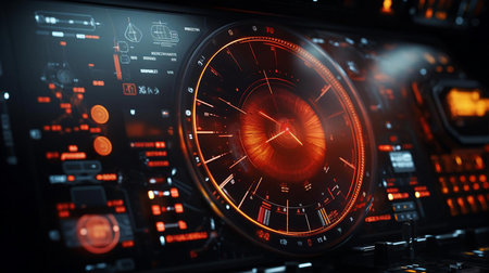 a close up of a car dashboardの素材
