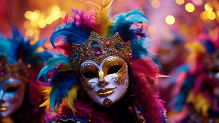 a person wearing a maskの素材