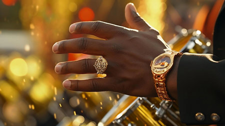 a hand holding a small turtleの素材