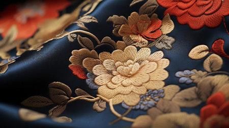 a close-up of some yarnの素材