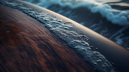 a close up of a piece of woodの素材