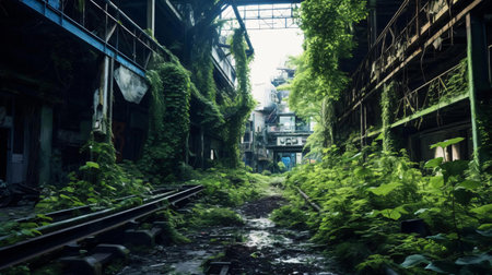 a path in a wooded areaの素材