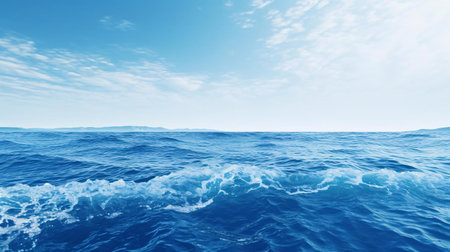 a body of water with wavesの素材