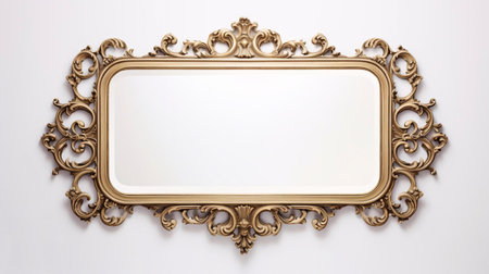 a gold and silver frameの素材