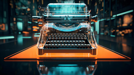 a close-up of a computerの素材