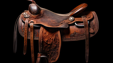 a brown leather helmetの素材